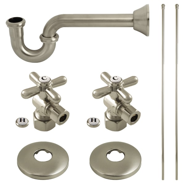 Kingston Brass Plumbing Supply Kit Combo, Brushed Nickel KPK308 - main