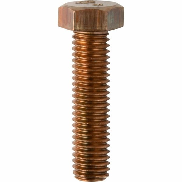 Dottie Not Graded, 3/8"-16 Hex Head Tap Bolt, Plain Silicon Bronze, 1 in L, 100 PK MBBZ381 - main