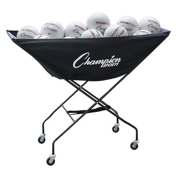 Champion Sports Collapsible VolleyBall, Cart Hds 24 Balls VCPRO - main
