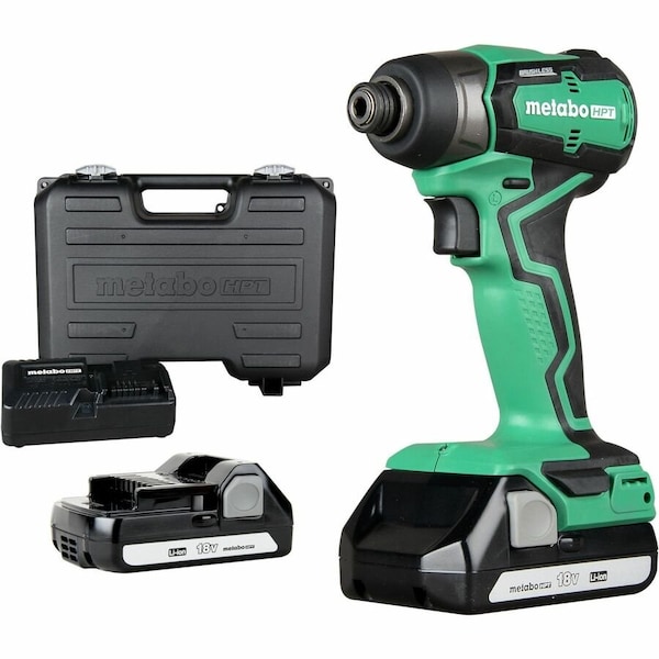 Metabo Hpt KIT DRIVER IMPACT BRSHLESS 18V WH18DDXM - main