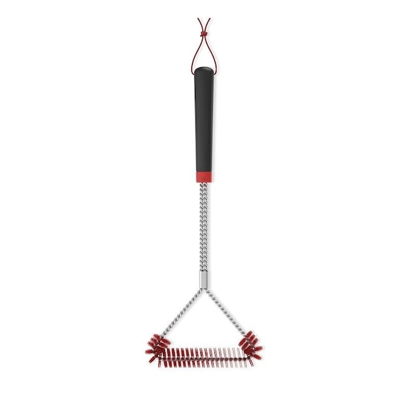 Weber Cold Clean Grill Brush, Nylon Bristle, Comfort Grip Handle, 18 in L 3400714 - main