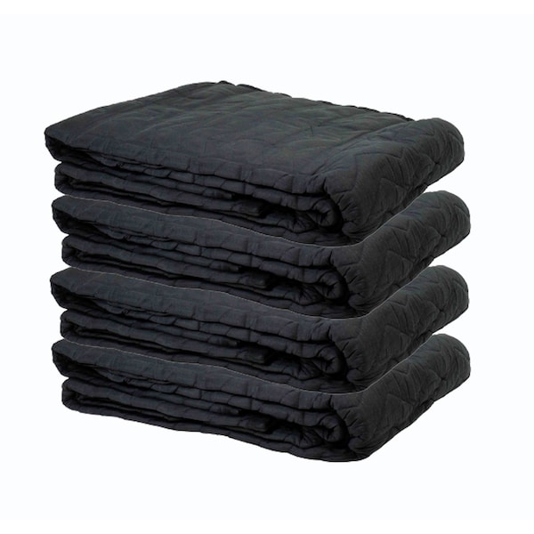 Mytee Products Sound Dampening Blanket 96in x 80in, Black, Woven Cotton/Polyester, 4PK MB-SB-1x4 - main