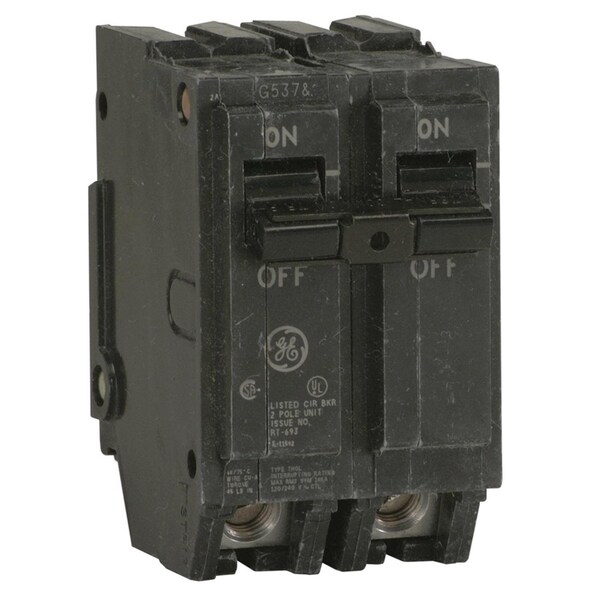 Ge Q Line 45 amps Plug In 2-Pole Circuit Breaker THQL2145A - main