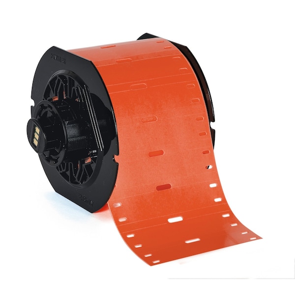 Brady B-7643 Cable Tags for i3300/i5300 Printers 0.591 in H x 2.953 in W Red Qty 500 B33-75X15-7643-RD - main