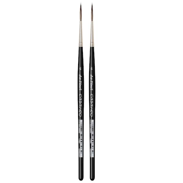 Da Vinci CASANEO Rigger, Extra Soft Synthetics, Watercolor & Acrylic, Liner, Series 1290, Size 4, 2PK VA-1290_4 - main