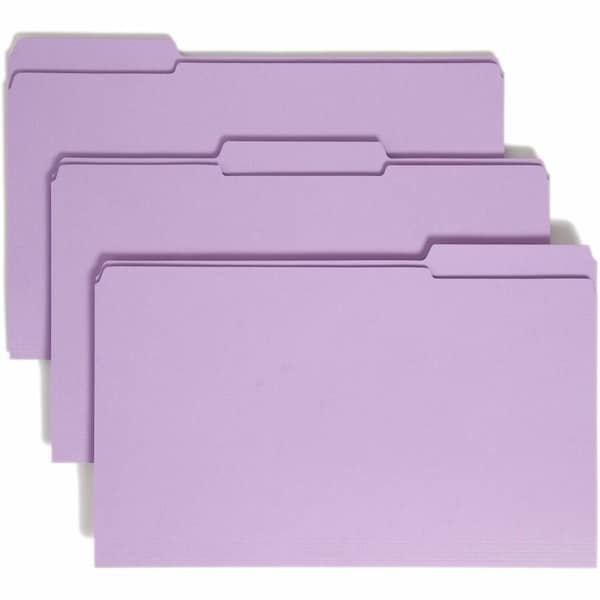 Smead File Folder, Lavender, Paperboard SMD17434 - main