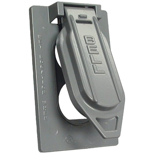 Raco 1 Gang -Gang Vertical Electrical Box Cover, , Aluminum 5146-5 - main