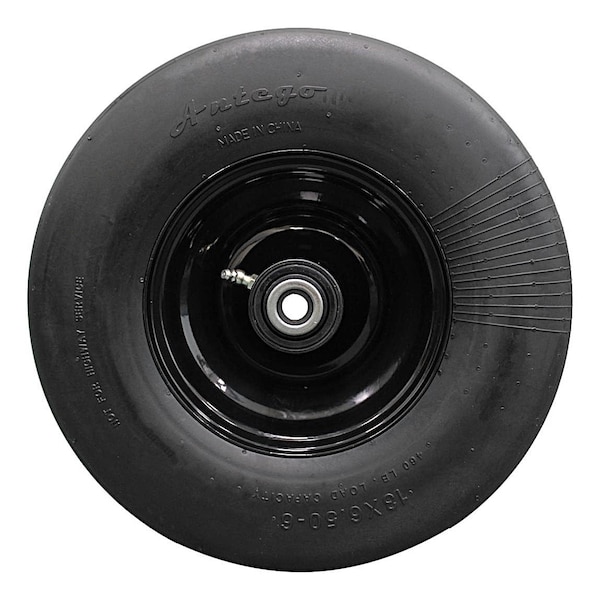 Antego Tire & Wheel Single Bad Boy Flat Free 13x6.50-6 Black Assy. Replaces 022-3085-00 A6451800918SPS136506 - main
