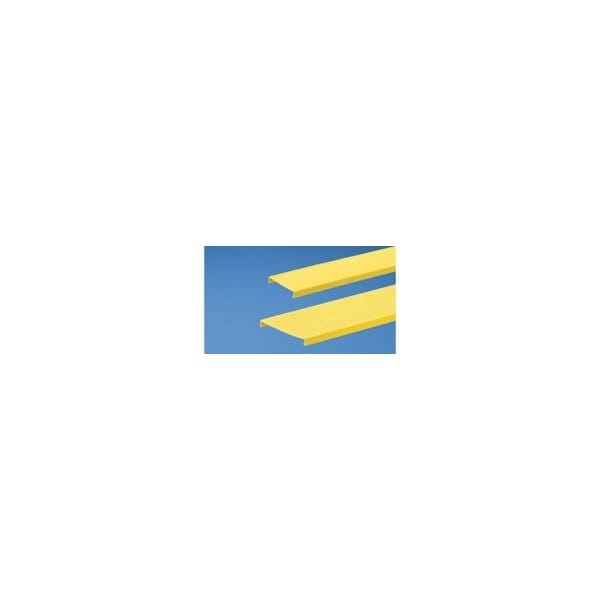 Panduit DUCT FIBER-DUCT, 6'L X 4"W COVER, PVC YELLOW ROHS 227978 - main