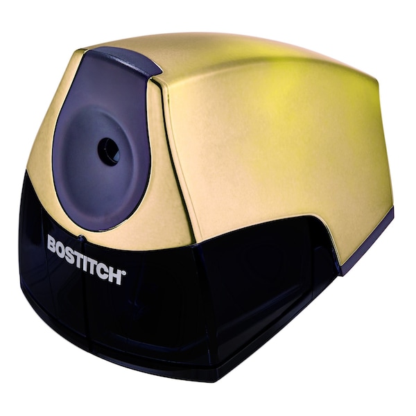 Bostitch Personal Electric Pencil Sharpener, Powerful Stall-Free Motor, High Capacity Shavings Tray EPS4-GOLD - main