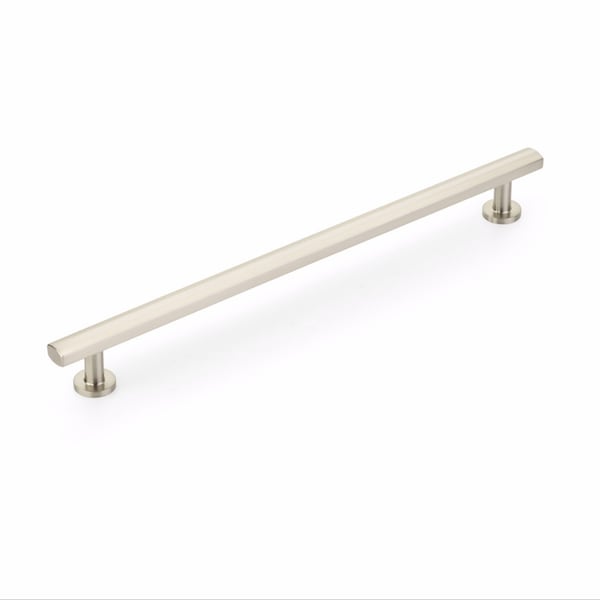 Schaub 10in Center to Center Heathrow Cabinet Pull Brushed Nickel Finish 562-BN - main