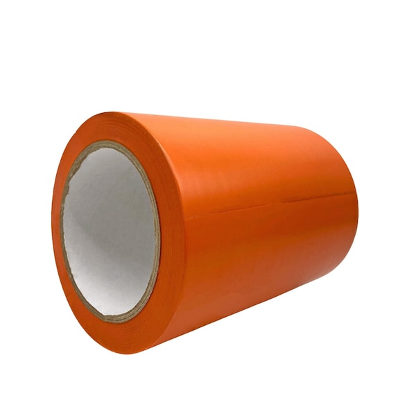 Wod Tape PVC, Orange, 6 inch (144mm) W., 6 mil Thickness, 8 PK WOD VTC366-06000-8-36-ORA - main