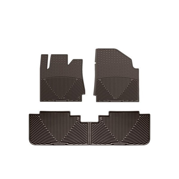 Weathertech Cocoa, Front and Rear All Weather Floor Mats W191CO-W192CO - main