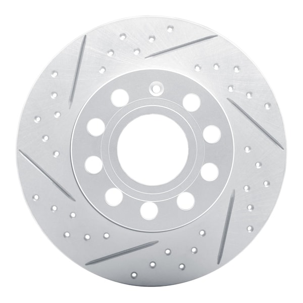 Dynamic Friction Co DFC Geoperformance Rotor - Drilled and Slotted 830-74027L - main
