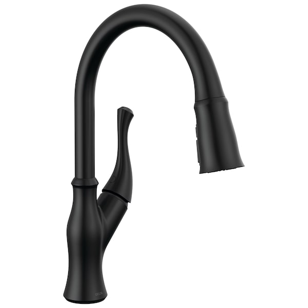 Delta Ophelia Single-Handle Pull-Down Kitchen Faucet In Matte Black 19888Z-BL-DST - main