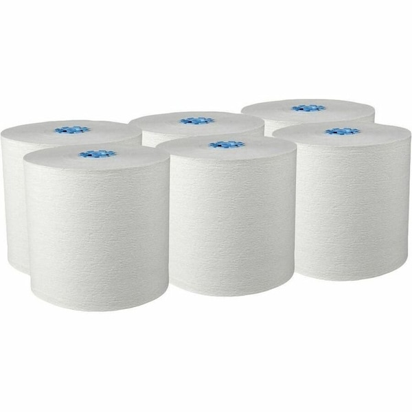 Kleenex Hard Roll Paper Towels for Blue Core Dispensers, White, (700'/Roll, 4,200'/Case), 6PK 25637 - main