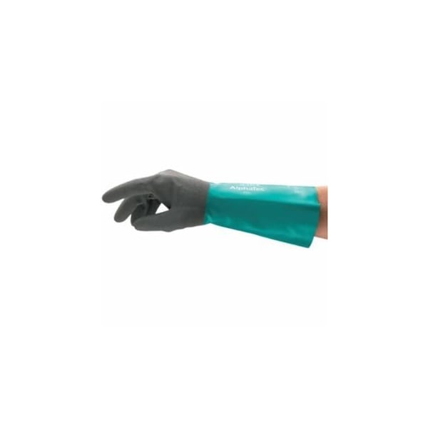 Alphatec 58-530B/58-535B Gloves, 9, Grey/Teal, 14 in Cuff, 58-5035B, 6PK 012-58-535B-090 - main