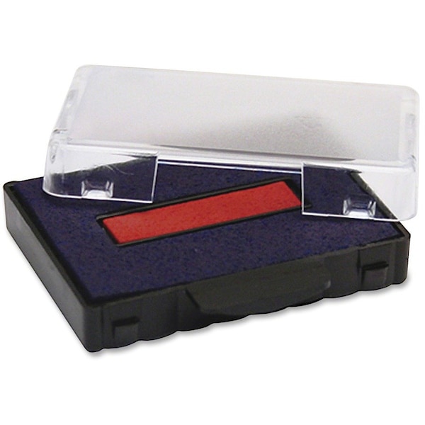 U.S. Stamp & Sign U. S. Stamp & Sign Trodat T5460 Dater Replacement Ink Pad, 1 3/8 x 2 3/8, Red/Blue P5460BR - main