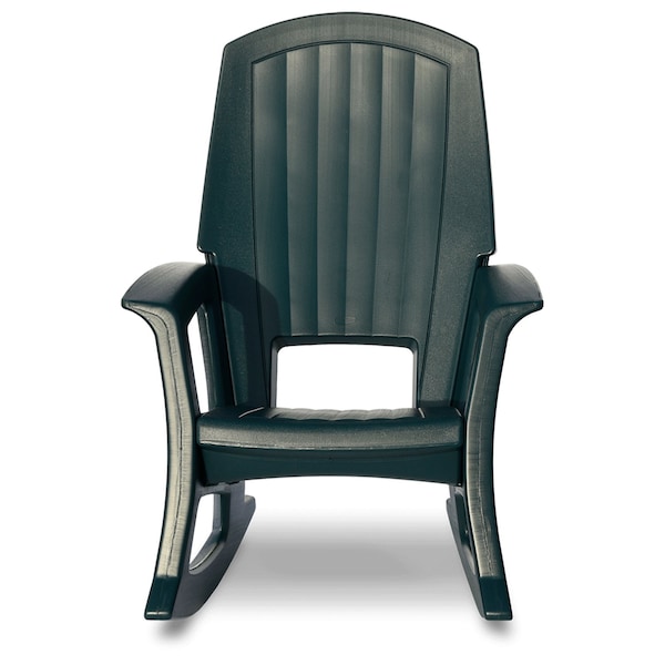 Semco Rockaway Heavy Duty All-Weather Outdoor Rocking Chair By Plastics - Green SEMG - main