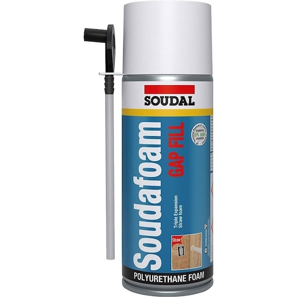 Soudal 463800 12oz Gap Fill High Expansion Straw Foam 130465 - main