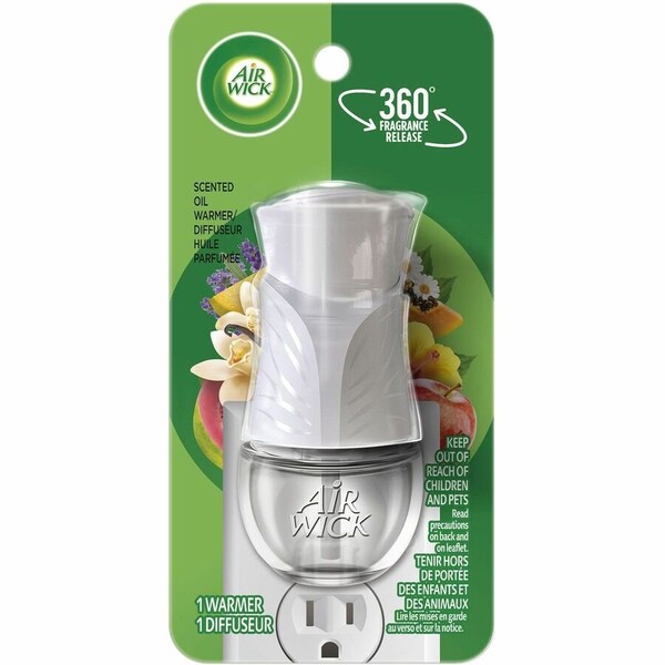Reckitt Benckiser Air Wick, SCENTED OIL WARMER, 1.75in X 2.69in X 3.63in, WHITE/GRAY, 6PK 78046 - main
