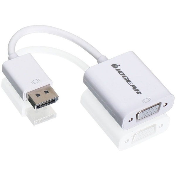 Iogear DISPLAYPORT TO VGA ADAPTER CONNECTS IMAC /MACBOOK TO PROJECTOR GDPVGAW6 - main