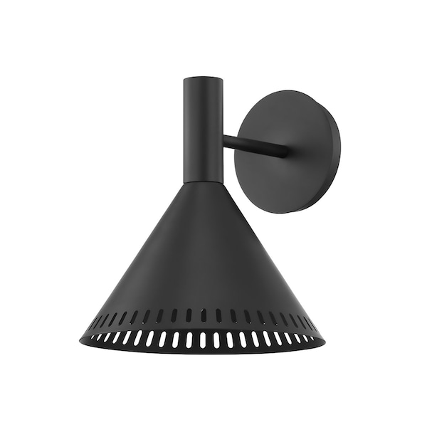 Troy Lighting Atticus 1 Light Wall Sconce 9 In. Soft Black B7661-SBK - main