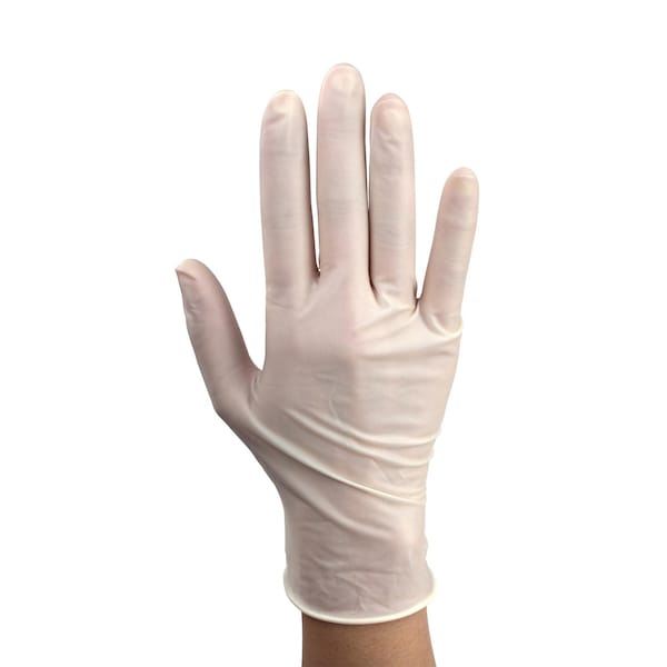 Dynarex AccuTouch Latex Exam Gloves, Medium, Powder-Free, 1000PK 6623 - main