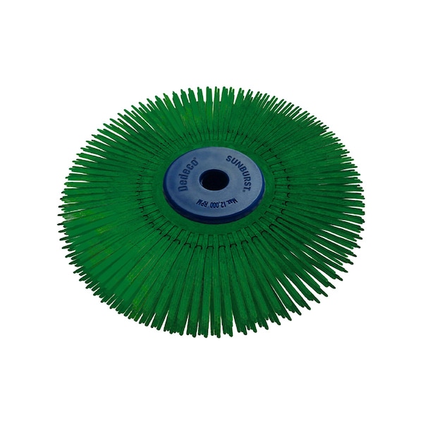 Dedeco SUNBURST 4" X 1/2" TS DARK GREEN 50 GRIT (A/O) 2432 - main