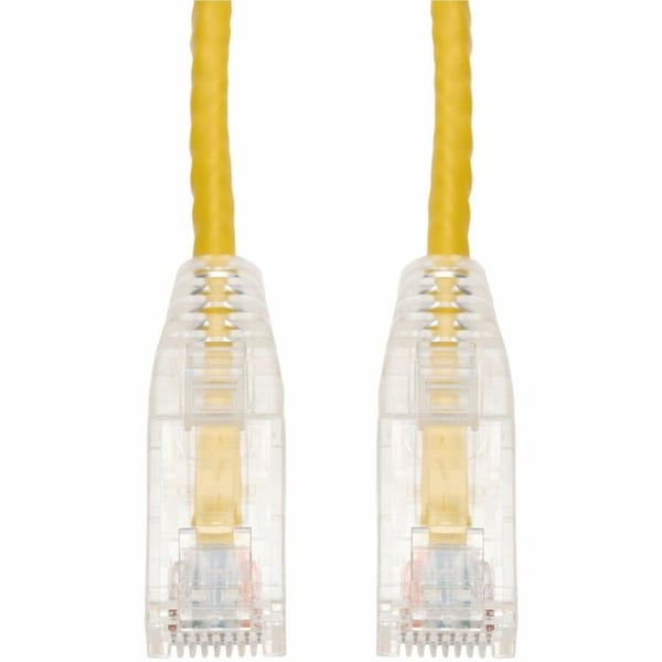 Add-On 6FT RJ-45 MALE TO RJ-45 MALE CAT6 STRAIGHT YELLOW SLIM UTP COPPER PVC ADD-6FSLCAT6-YW - main
