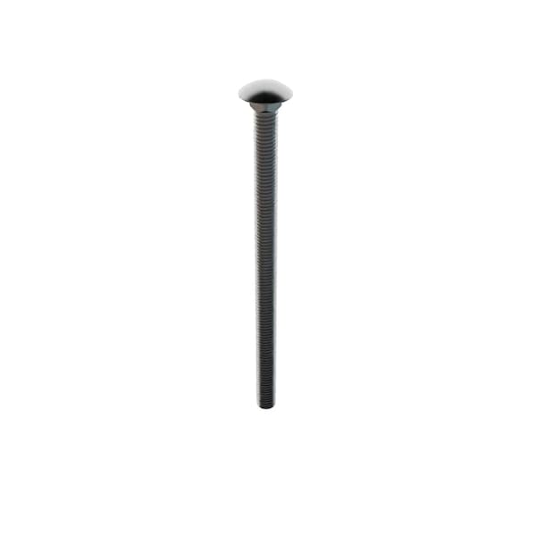 Zoro Select Carriage Bolt, Square Neck, 3/8"-16, 6 1/2 in L, Stainless Steel, 18-8, Not Applicable, 10 PK 31-CB-37C-650 - main
