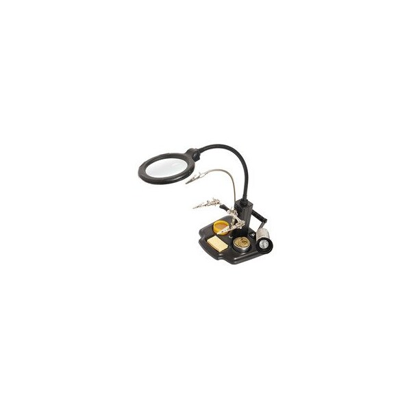 Cable Wholesale Soldering Helping Hands w/ LED Magnifier 9005-10390 - main
