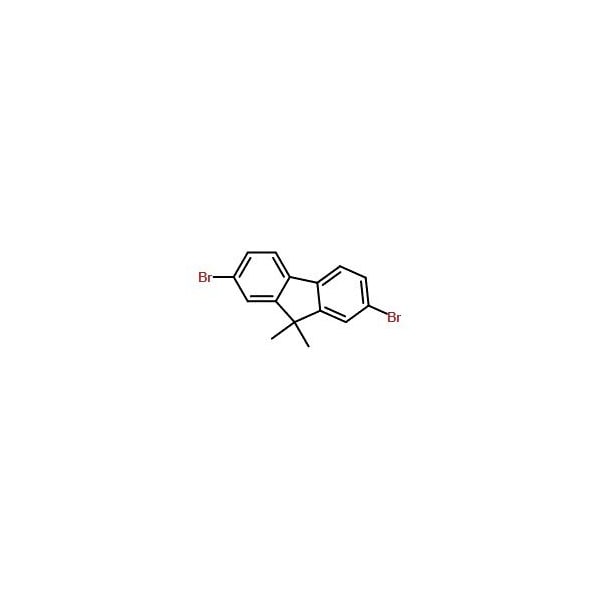 Ak Scientific 2, 7-Dibromo-9, 9-dimethylfluorene (5g), CAS 28320-32-3 R487-5g - main