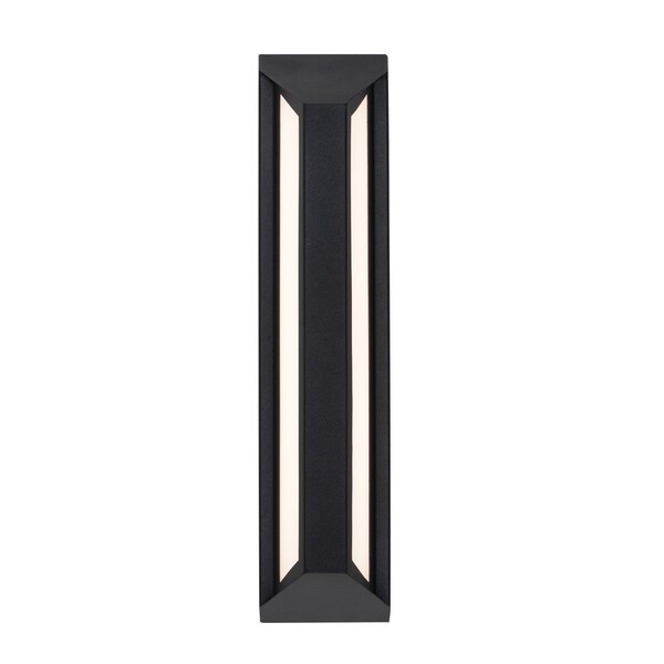 Afx Fulton - LED Outdoor Sconce - 18in - Black FTNW0418LAJUDBK - main
