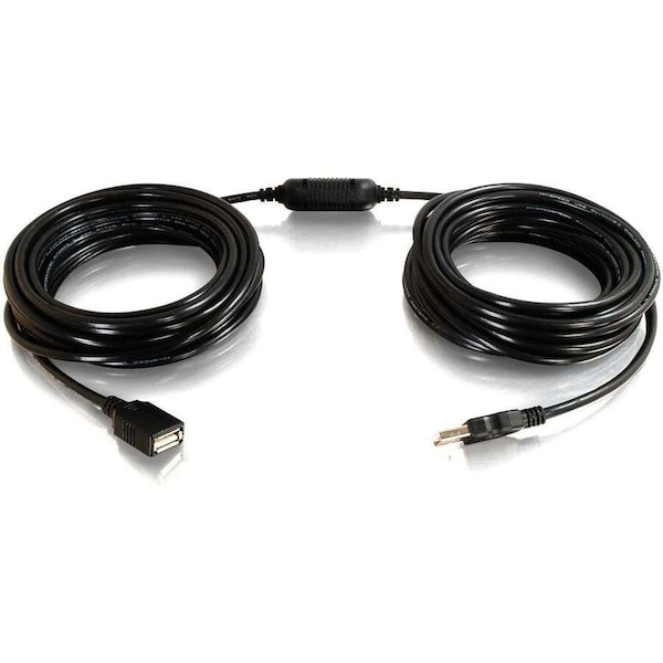 C2G 25FT USB ACTIVE EXTENSION CABLE-USB 2.0 A MALE TO FEMALE CENTER BOOSTER FOR 38988 - main