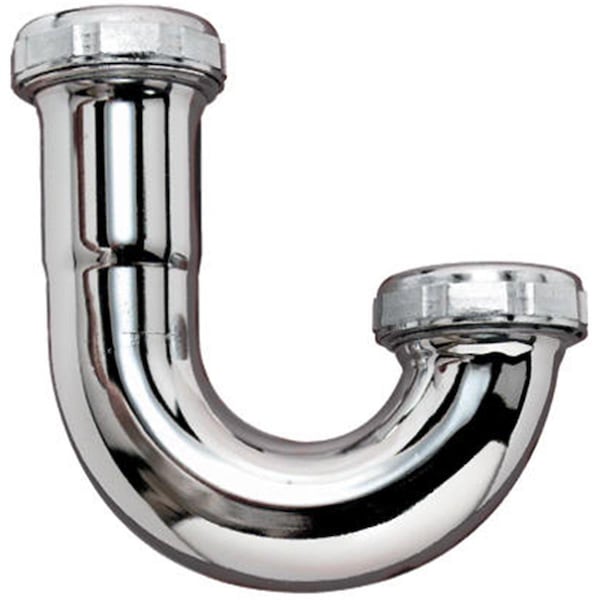 Protectionpro 10454SN 1.5 in. Satin Nickel Sink Trap J Bend PR844059 - main