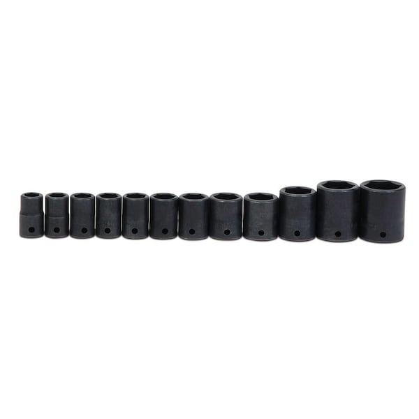 Williams Impact Socket Set, 1/2" D, 6Pt 12pcs. Met, JHWMS4-12HRC JHWMS4-12HRC - main
