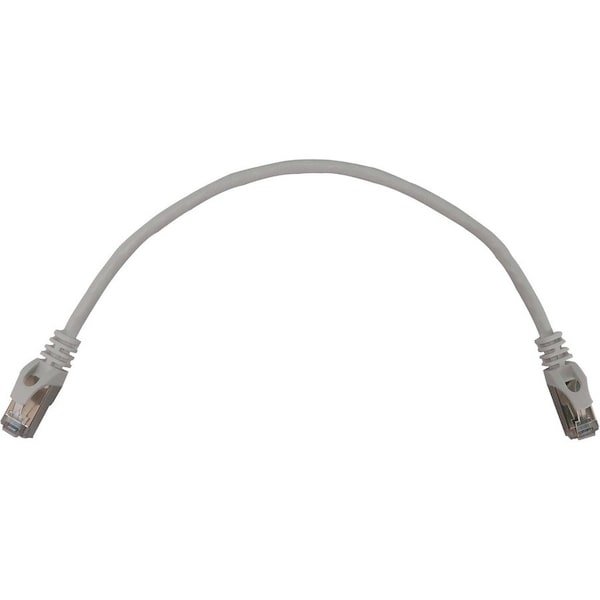 Eaton Tripp Lite Series Cat6a 10G Snagless Shielded Slim STP Ethernet Cable RJ45 M/M, PoE, White, 1 N262-S01-WH - main