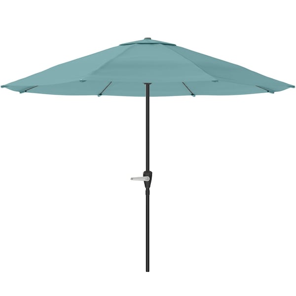 Pure Garden 9-Foot Outdoor Patio Umbrella with Base, Sand 50-LG1041 - main