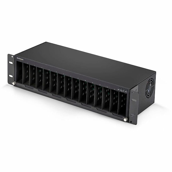 Startech.Com INTEGR at E UP TO 15 MEDIA CONVERTERS IN ONE 19IN RACK-MOUNT CHASSIS - FOR MCM MED MCM15-MEDIA-CHASSIS - main