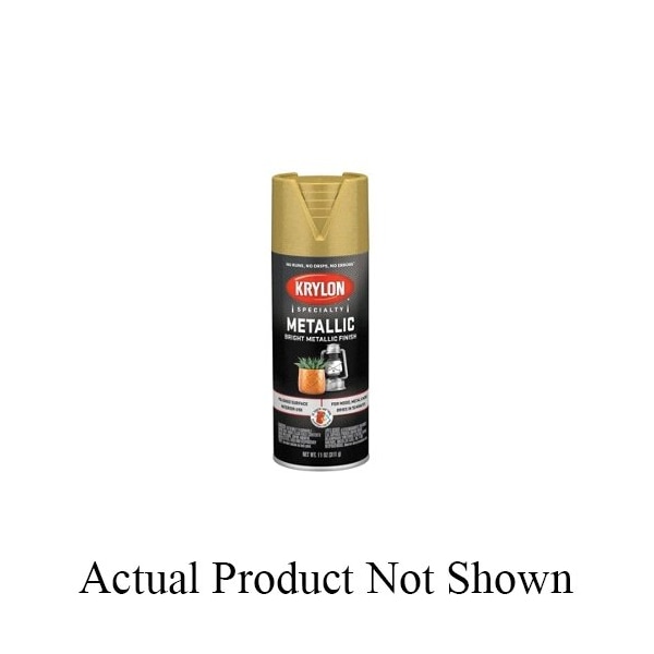 Krylon METALLIC PAINT, 11 OZ CONTAINER, LIQUID FORM, BRIGHT SILVER, 25 SQ-FT COVERAGE K01401 - main