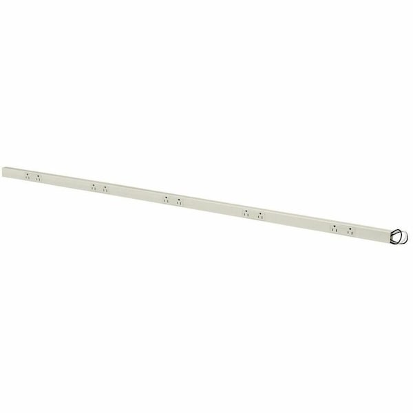 Hubbell Wiring Device-Kellems Prewired Raceway, 12 Outlets, PVC PT156112 - main