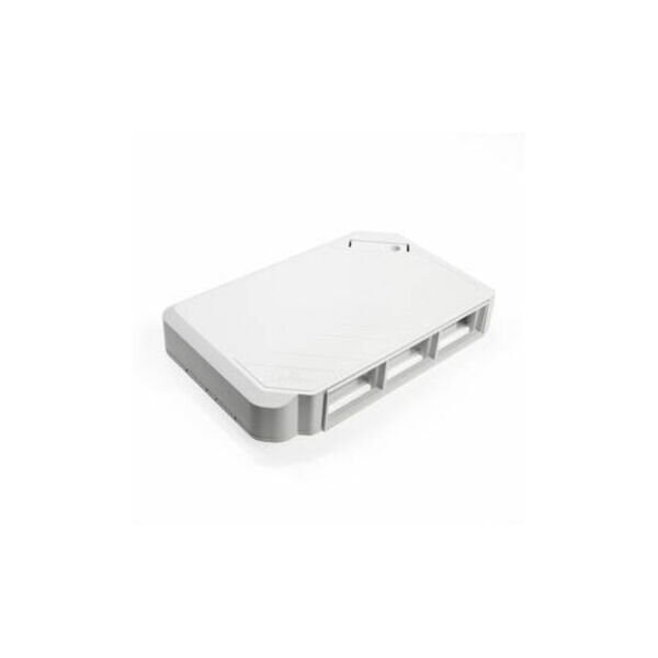 Leviton 6-Port Surface Mount Unloaded, Quickport Mos Multimedia, White 41296-MMW - main