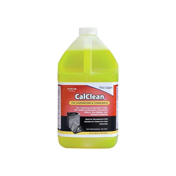 Nu-Calgon Coil Cleaner, 1 gal, Jug, Yellow 4135-08 - main