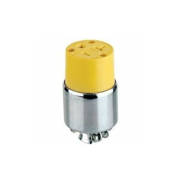 Leviton Commercial Grade Armored Connector 20 Amp, 125 Volt 520CA - main