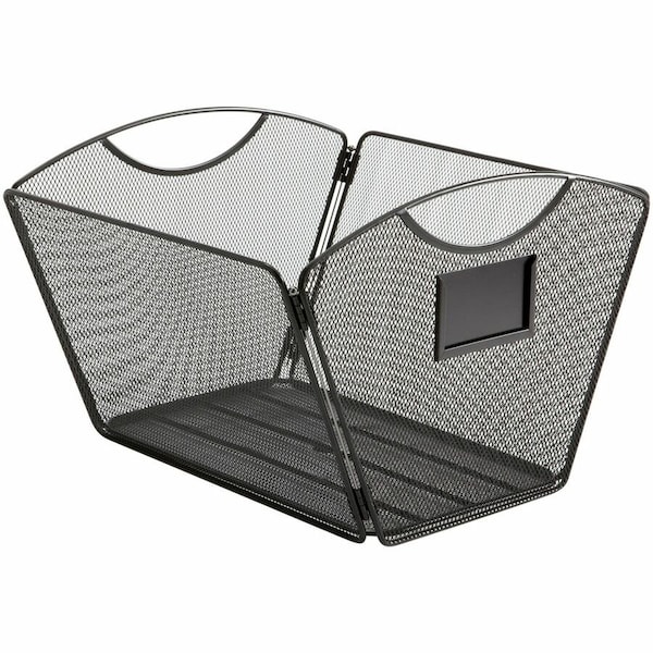 Safco Desktop Tub File, Black, Steel, 12 1/2 in W, 13 3/4 in L, 9 1/2 in H, 13.75" D 2162BL - main
