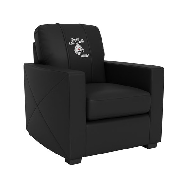 Dreamseat Silver Club Chair with AEW Timeless Toni Storm Logo XZ7759002CHCDBK-PSAEW0007 - main