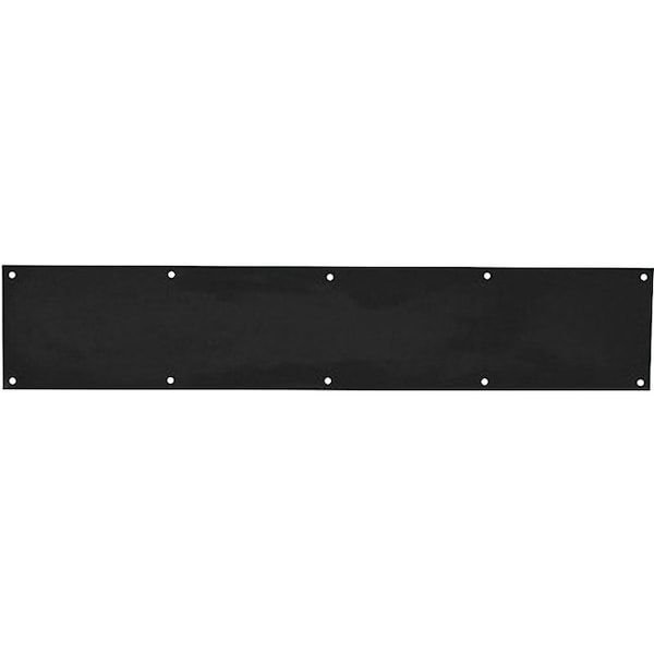 Schlage Kick Plate, 34 in L, 8 in W, Aluminum, Aged Bronze SC8400PA-716 8X34 - main
