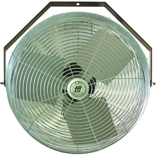 Tpi Workstation Fan, 18", 120V, TEAO, 1/8HP, Gry U-18-TE - main
