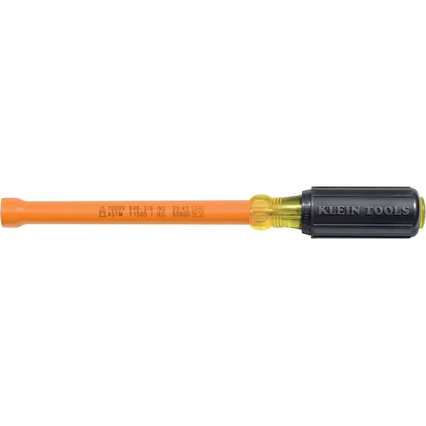 Klein Tools 9/16-Inch Nut Driver 6-Inch Hollow Shaft 646-9/16 - main